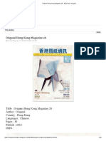 Origami Hong Kong Magazine 26