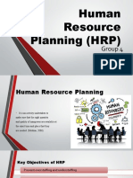 Human Resource Planning (HRP) : Group 4