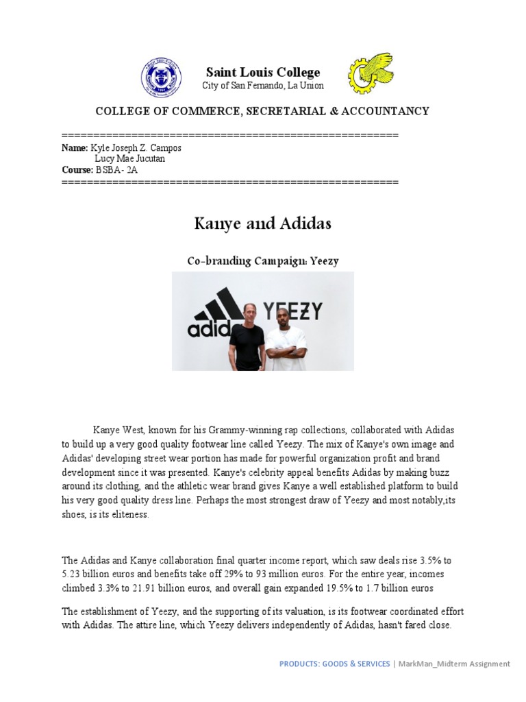BrandExtensions and CoBranding PDF Adidas Kanye West