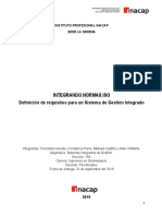 Sistema de Gestión Integrado bajo Normas ISO 9001, 14001 y 45001