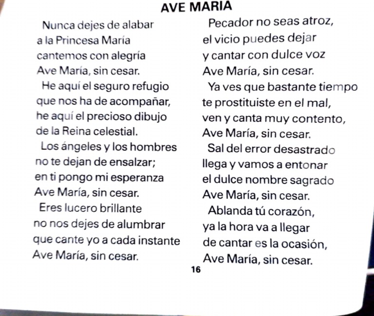 Ave Maria Letra | PDF