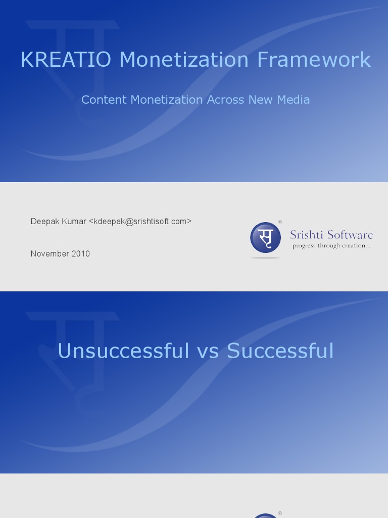 KREATIO Monetization Framework | PDF | New Media | Facebook