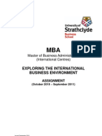EIBE Assignment International Centres 2010-2011-Final