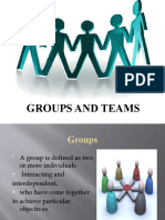 Groups and Teams