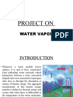 Project On: Water Vapor