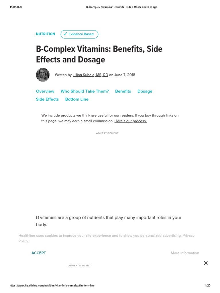Vitamins Benefits, Side Effects and Dosage PDF Vitamin
