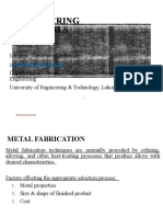 Lecture N.12-Fabrication of Metals & Alloys