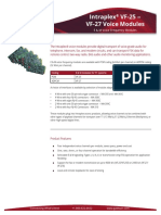 Intraplex VF-25 - VF-27 Voice Modules