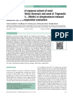 Foenum-Graecum L. (Methi) in Streptozotocin-Induced