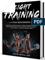 McDillon, John - Weight Training for Beginners_ A Complete Illustrated Guide to Strenght Training at Home for Men and Women. Easy and Effective Exercises and Workouts with dumbbells to Burn Fat and Build Muscle 