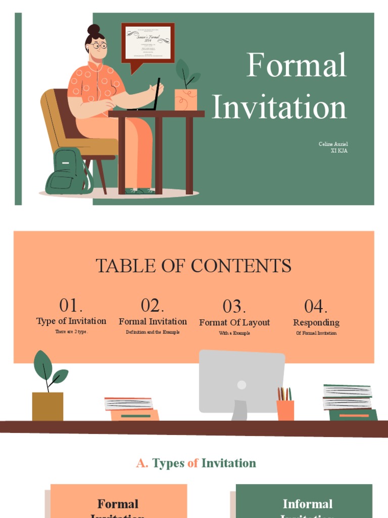 Types and Format of Formal Invitations | PDF