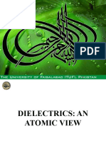 Dielectrics An Atomic View