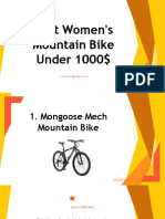 Best Women's Mountain Bikes Under 1000$