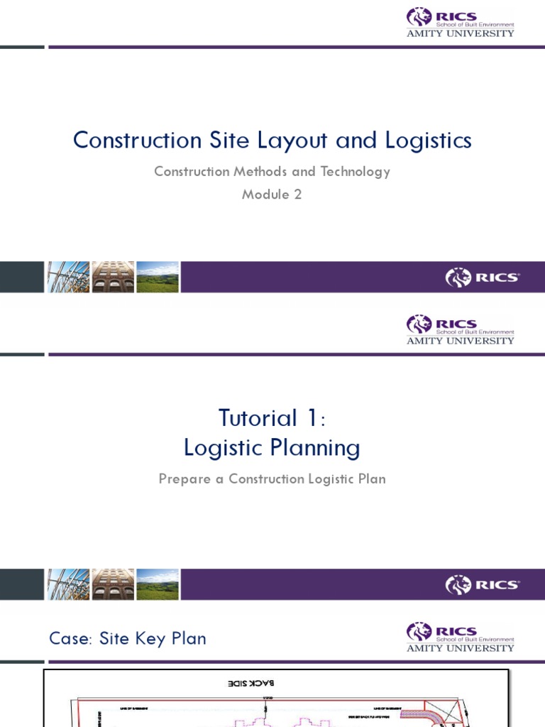 Construction Site Layout and Logistics PDF PDF Logistics Fire Safety