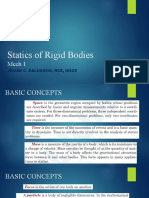 Statics of Rigid Bodies: Mech 1