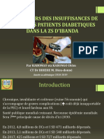 Facteurs Des Insuffisances de La Prise en Charge Du Patient Diabétique Dans La Zone de Santé D'ibanda