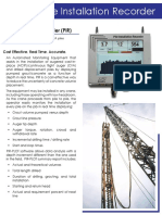 Pile Installation Recorder (PIR) : Cost Effective. Real Time. Accurate