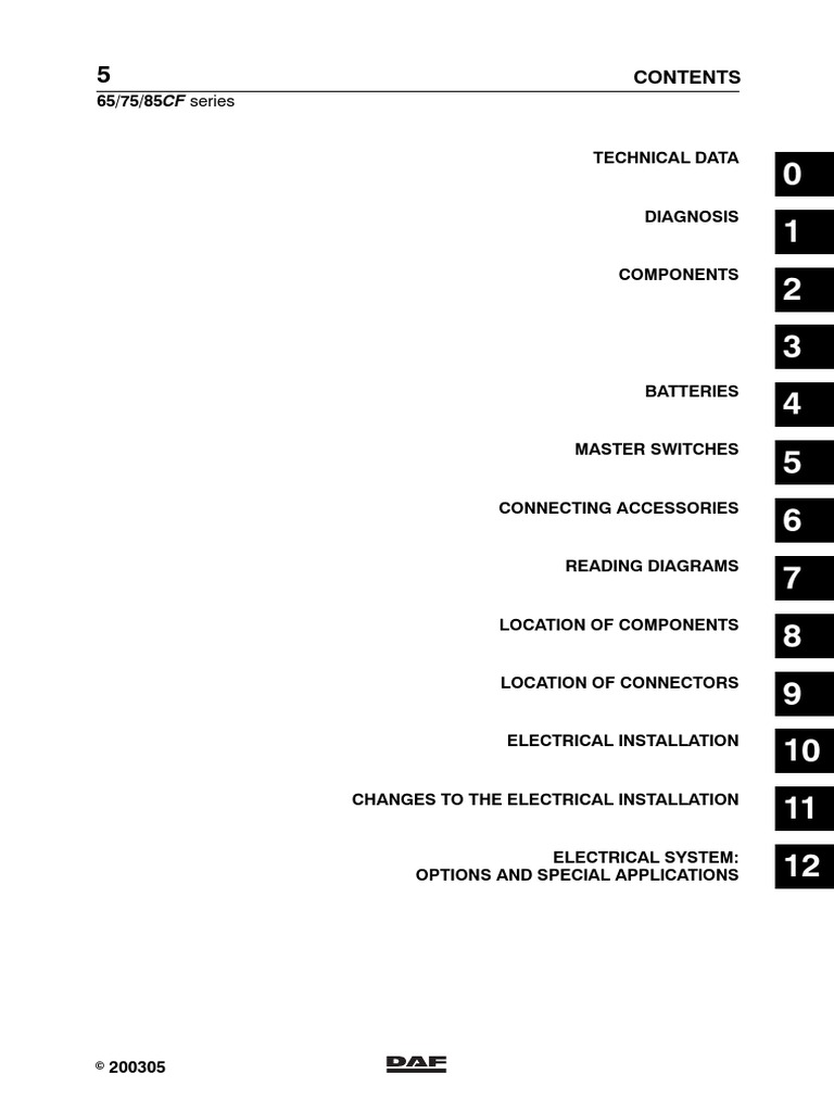 65/75/85CF Series Electrical Guide | PDF | Resistor | Electrical ...