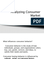 Analyzing Consumer Market