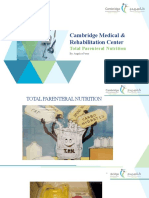 Cambridge Medical & Rehabilitation Center: Total Parenteral Nutrition