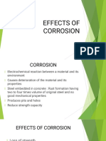 Effects of Corrosion
