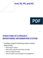 Project Control, SV, PV, and AC Monitoring