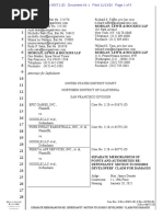 20-11-13 Google Memorandum ISO MTD Developers' Claim For Damages