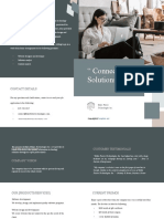 Bifold Work From Home Brochure Template