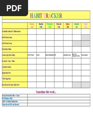 Habit Tracker