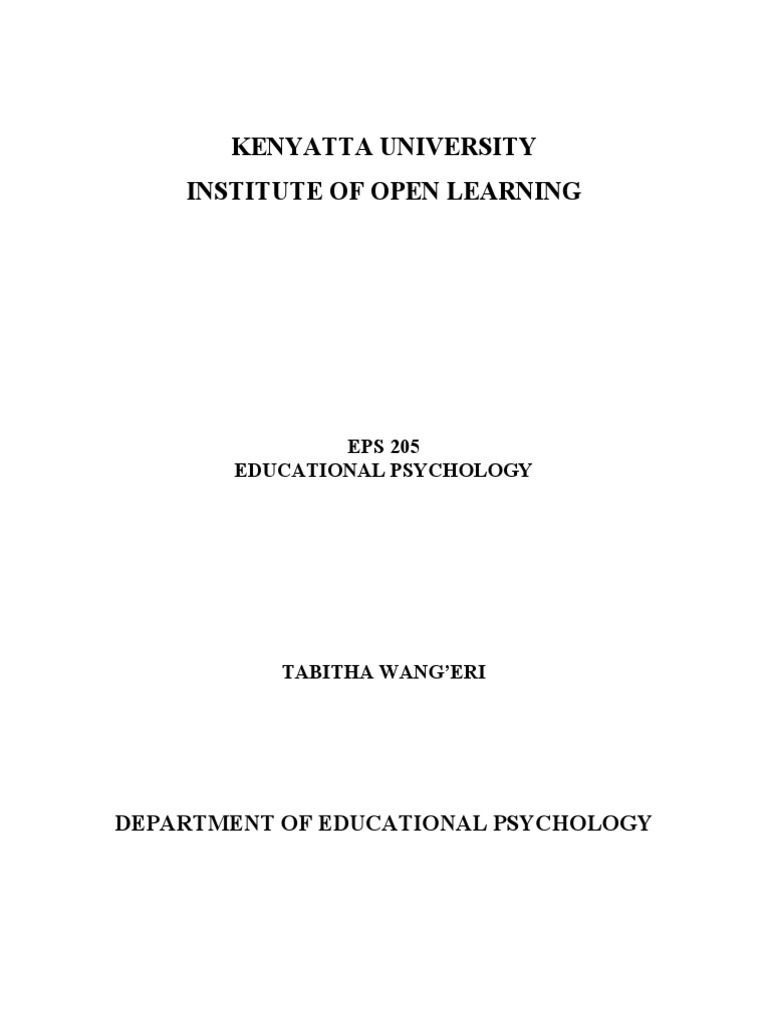 IMPORTANCE OF EDUCATIONAL PSYCHOLOGY PDF NOTES visual data 5