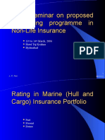 IRDA Seminar On Proposed De-Tariffing Programme in Non-Life Insurance