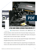 Daftar Letak Dan Fungsi Sensor Pada Mesin EFI Toyota Avzana PDF