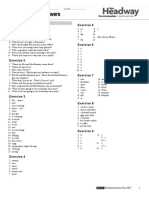 Progress Tests Answers: Progress Test 1 Exercise 1 Exercise 5