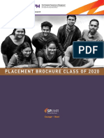 PGPM Placement Brochure - 2020 PDF