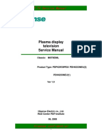 Hisense PDP42W39PEU Service Manual