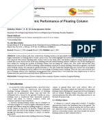 Evaluation of Seismic Performance of Floating Column Building