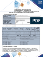 Guía para El Uso de Recursos Educativos - Instalación Software de Optimización WinQSB - Relación de Datos para Situaciones Problema