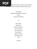 Perceptions of Senior High School Academic Track Students of Jose Rizal University Towards Their Employability Skills