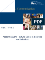 Week 06 Intercultural Communication 1 - For HEA