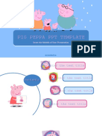 Pig Peppa PPT Template: Insert The Subtitle of Your Presentation