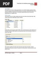 Visual Basic - Net Case Study