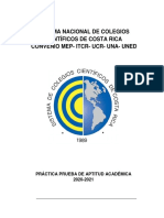 Práctica Examen de Admision 2020-2021 Oficial PDF