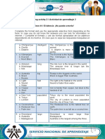 Learning Activity 3 / Actividad de Aprendizaje 3 Evidence: I Can't Believe It! / Evidencia: ¡No Puedo Creerlo!