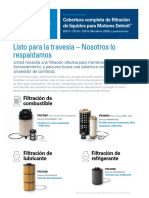 Cobertura Completa de Filtracion de Liquidos para Motores Detroit PDF