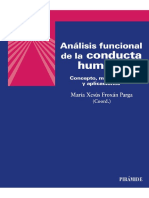 Analisis Funcional de La Conduc - Maria Xesus Froxan Parga - SANS SERIF PDF