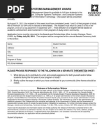 Association for Systems Management Award - July 11