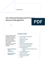 The Historical Background of Human Resource Management: Recycling Materials Software