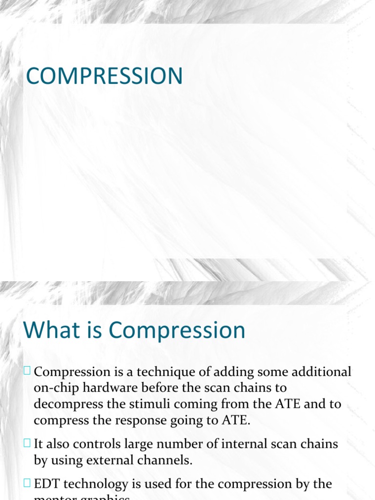 EDT Compression Techniques Explained | PDF | Data Compression | Electronics