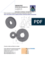 Dimensionamento de Engrenagens Cilíndricas Com Dentes Retos