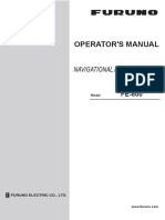 Operator's Manual for FE-800 Navigational Echo Sounder